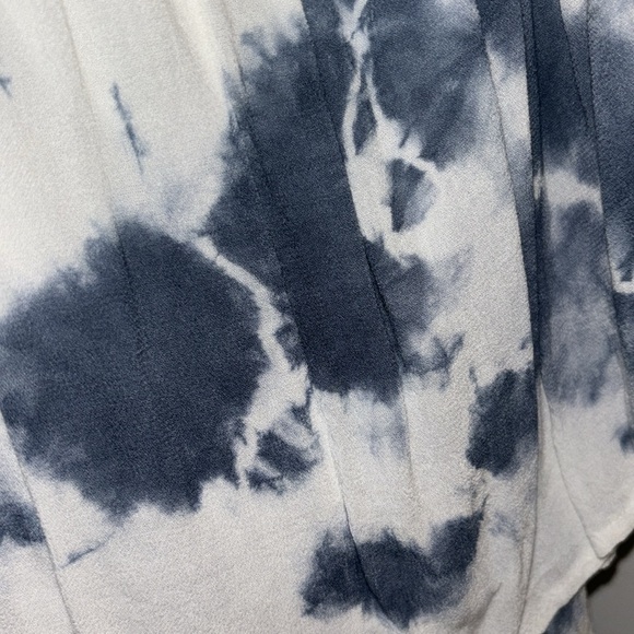 Tie Dye Flowy Off the Shoulder Romper - Picture 4 of 5